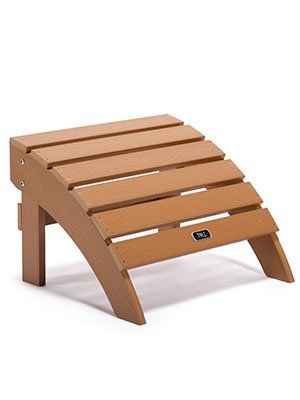 TALE Adirondack Ottoman Footstool All-Weather And Fade-Resistant Plastic Wood For Lawn Outdoor Patio Deck Garden Porch Lawn Furniture,Banned From Sell